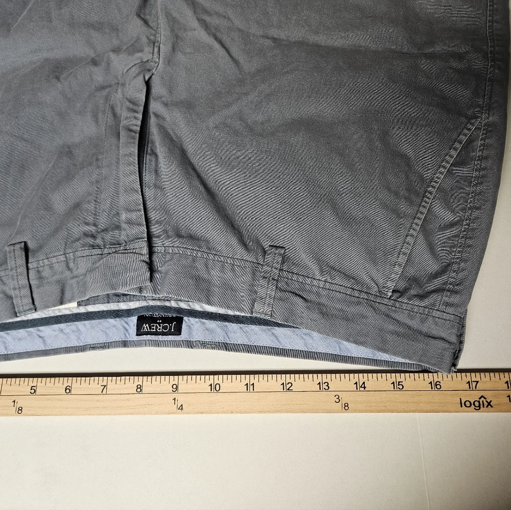 Men's Gray Flat‎ Front Shorts J Crew 34W